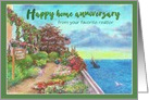 Home Anniversary from Realtor Seaside Cottage card