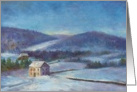 Business Holiday Invitation Traditional Winter Landscape card