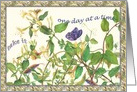 One Day at a Time with Sympathy Butterflies card