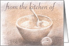 Custom Greetings from Your Kitchen card