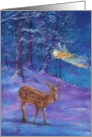 Magical First Christmas Enchanting Woodland card