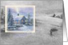 Magical Country Christmas snowscape card