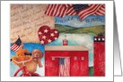 Flag Day, Heartland Illustration card