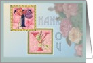 Thank You Kindness Floral Alphabet card