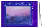 Peace On Earth Business Greetings card