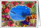 SAFE & SOBER 12 STEPS HOLIDAY, Peaceful Winter Nocturne card