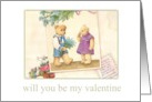 Honey Bears Heart Valentine card