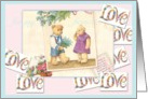 Honey Bears Fiancee Valentine card