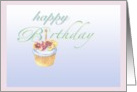 Cupcake Birthday For Teacher card