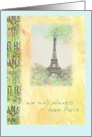 For Wife Anniversary We Will Always Have Paris card