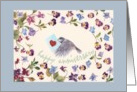 Anniversary For Parents Special Delivery Bird card