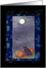 Black Cat Full Moon Bootiful Halloween card