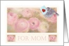 Mother’s Day for Mom,Pastel Pink Botanical card