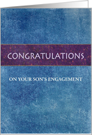 Congrats for Parents of the Groom Engagement card