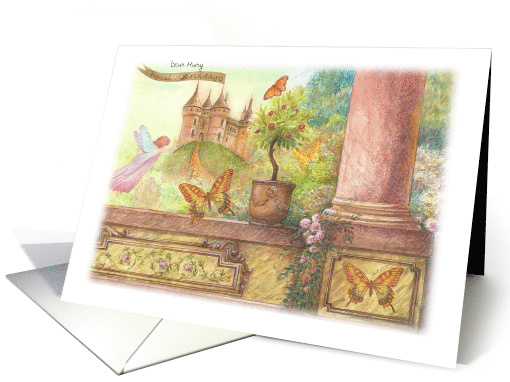 Magical Castle Name Specific Birthday card (1225832)