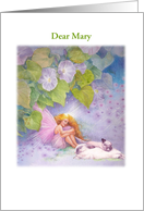 Magical Flower Fairy Age Specific Birthday card