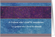 Personalize Birthday Blue & Purple Custom Front card