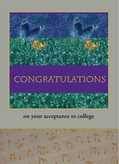 Illustrated Congratulations Custom Front Asianesque