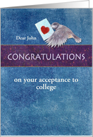 College Acceptance Congrats Special Delivery card