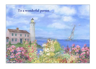 Church Secretary's Birthday Lighthouse Garden