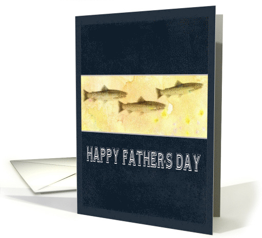 Father's Day Like a Son Trout Sketch card (1289324)