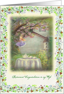 Wife’s Retirement Congrats House & Garden card