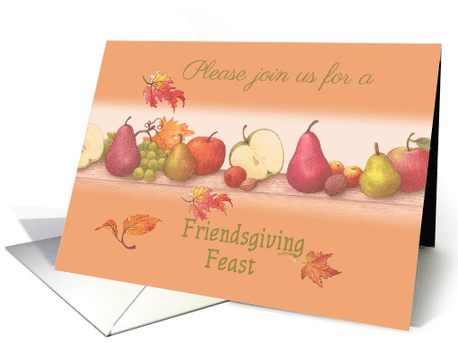 Friendsgiving Feast Fall Harvest Invite card (1341860)