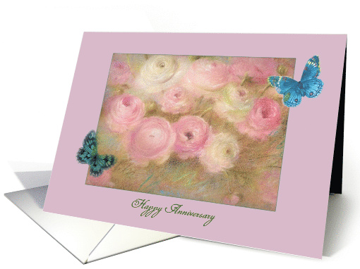 Wedding Anniversary Step Sister Customize Pastel Floral card (1376854)