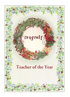 Teacher of the Year...