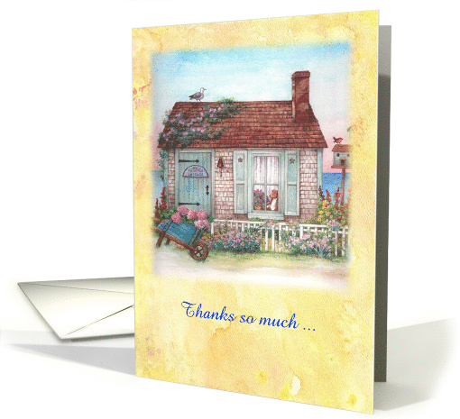 Thank You, Lighthouse Beach Cottage card (1473462)