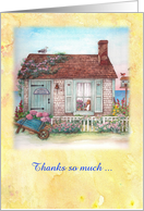 Thank You, Lighthouse Beach Cottage card