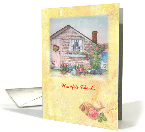 Heartfelt Thanks Seaside Cottage card (1473806)