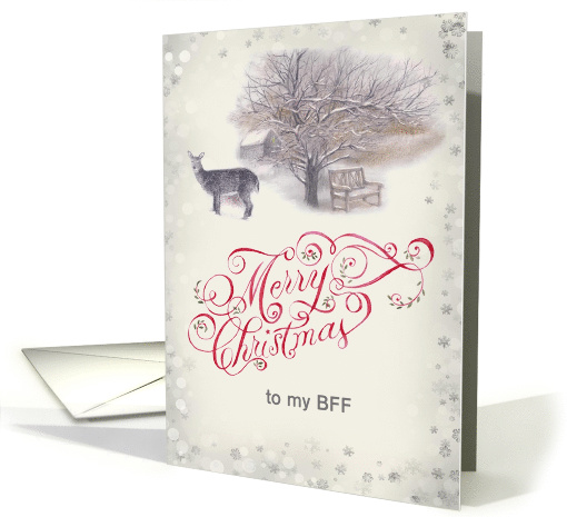 For BFF Woodland Christmas Reindeer card (1552780)