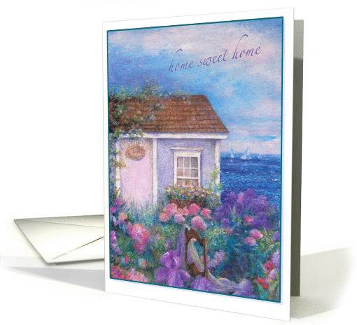 Welcome Home Sweet Home Beach House card (224993)
