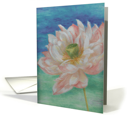 waterlily card (331106)