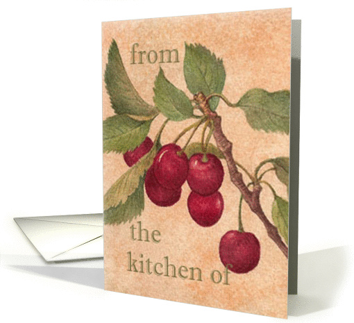 Cherry Illustration From The Kitchen Of
 card (386238)