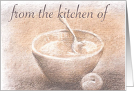 Custom Greetings from Your Kitchen card