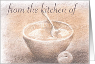 Custom Greetings from Your Kitchen card