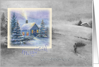 Magical Country Christmas snowscape card