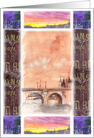 Bon Voyage Paris landscapes card