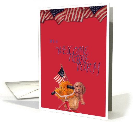 Patriotic Welcome Home Invitation card (640986)