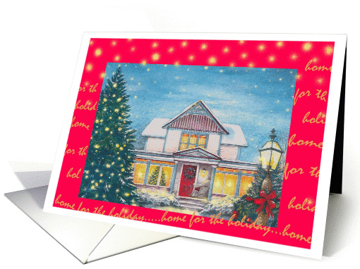 Home For The Holiday Party Invitation card (698953)
