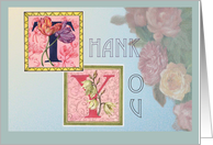 Thank You Kindness Floral Alphabet card