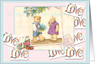 Honey Bears Sweetheart Valentine card