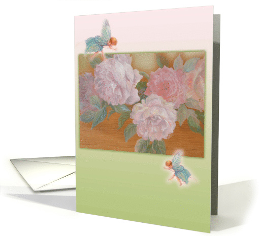 Daughter Birthday Magical Flower Fairy Roses card (758587)