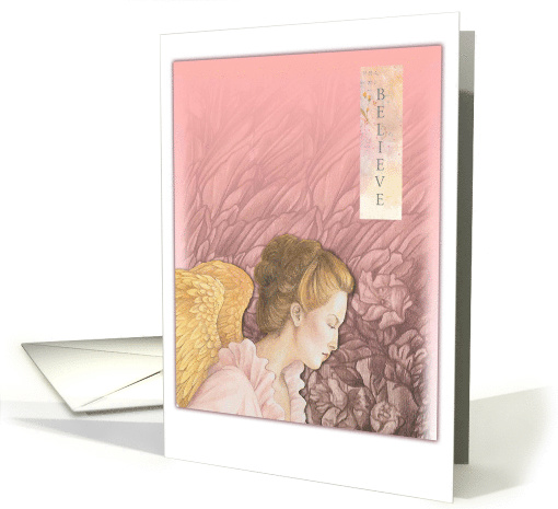 Believe In Angel Magical Granddaughter Birthday card (787499)