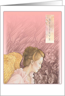 Believe In Angel Magical Daughter Birthday card