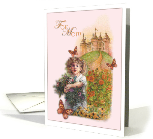 Magical Castle Sunflower For The Best Mom card (796243)