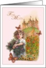 Magical Castle Sunflower For The Best Mom card