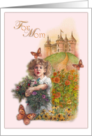 Magical Castle Sunflower Get Well For Mom card